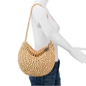 ✨ The Sak ✨Montara Vegan Wood Beaded Hobo Bag ✨